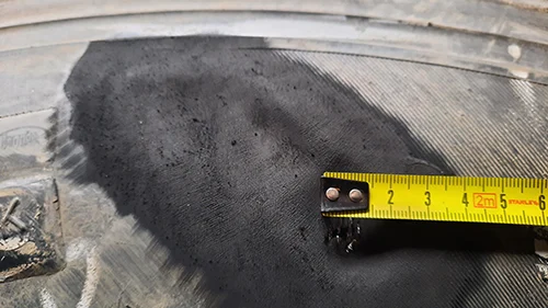 Sidewall repair, original photograph 2