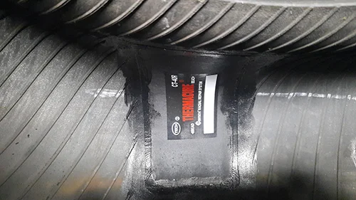 Sidewall injury without cord damage, original photograph 6